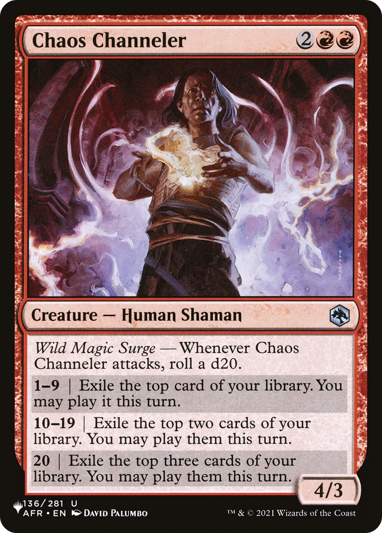 Chaos Channeler [The List Reprints] | Gear Gaming Bentonville