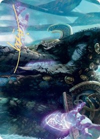 Valki, God of Lies Art Card (Gold-Stamped Signature) [Kaldheim Art Series] | Gear Gaming Bentonville
