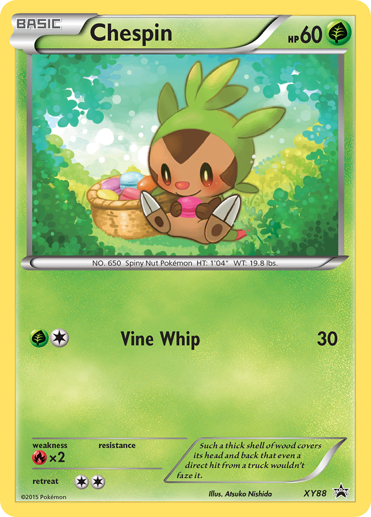 Chespin (XY88) (Collector Chest) [XY: Black Star Promos] | Gear Gaming Bentonville