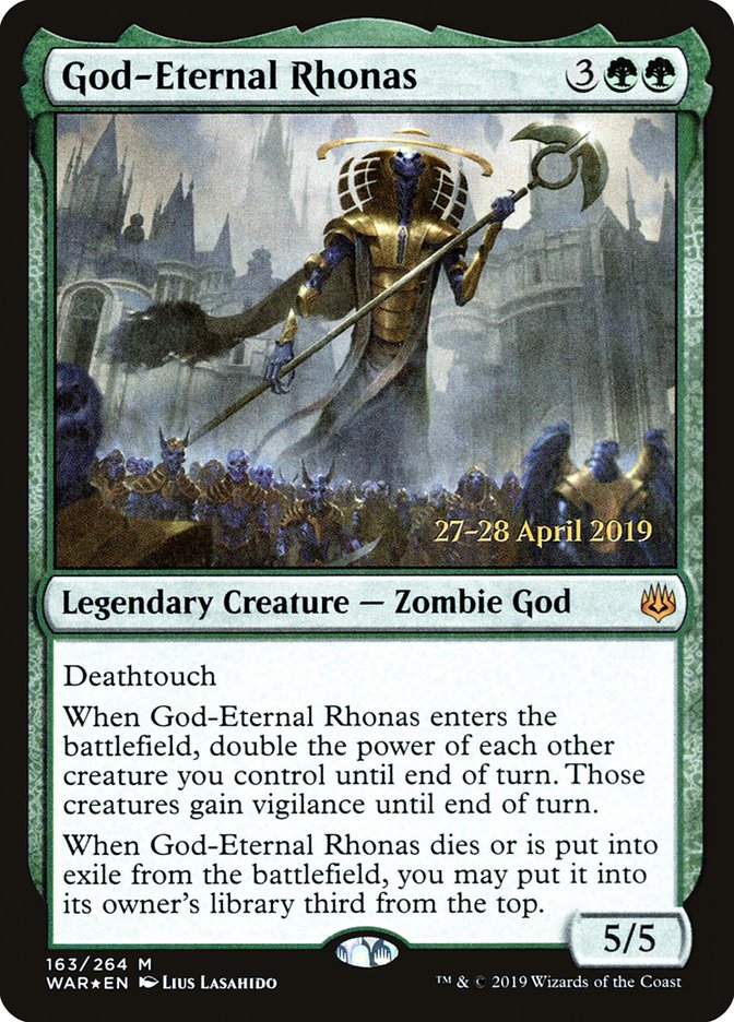 God-Eternal Rhonas [War of the Spark Prerelease Promos] | Gear Gaming Bentonville
