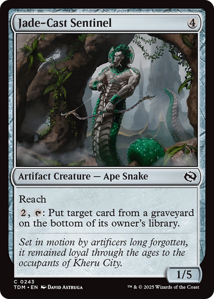 Jade-Cast Sentinel [Tarkir: Dragonstorm] | Gear Gaming Bentonville