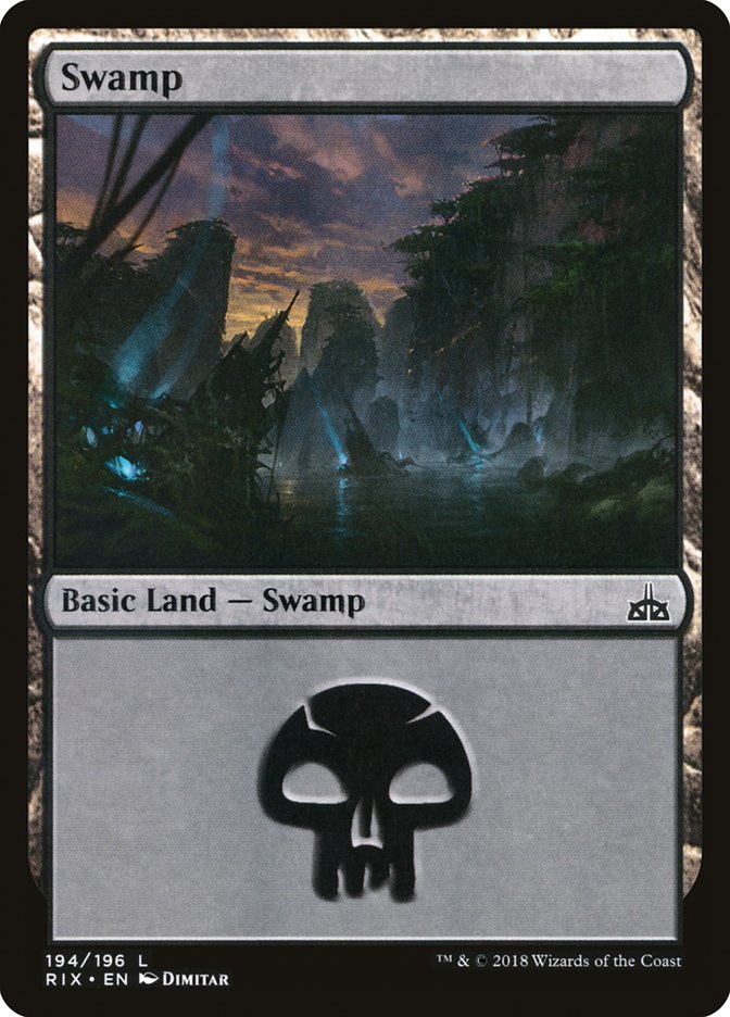 Swamp (194) [Rivals of Ixalan] | Gear Gaming Bentonville