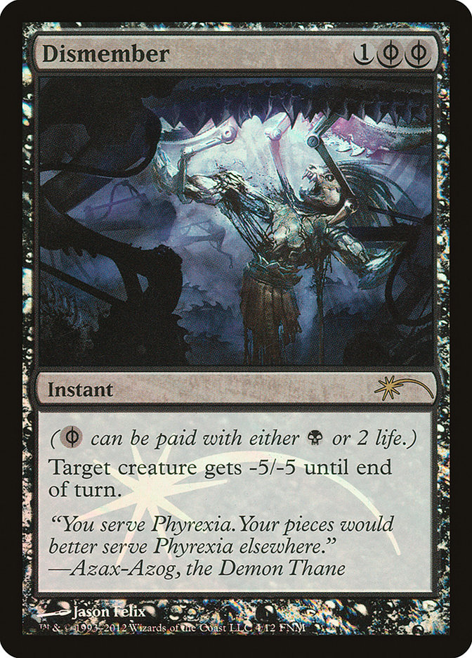 Dismember [Friday Night Magic 2012] | Gear Gaming Bentonville