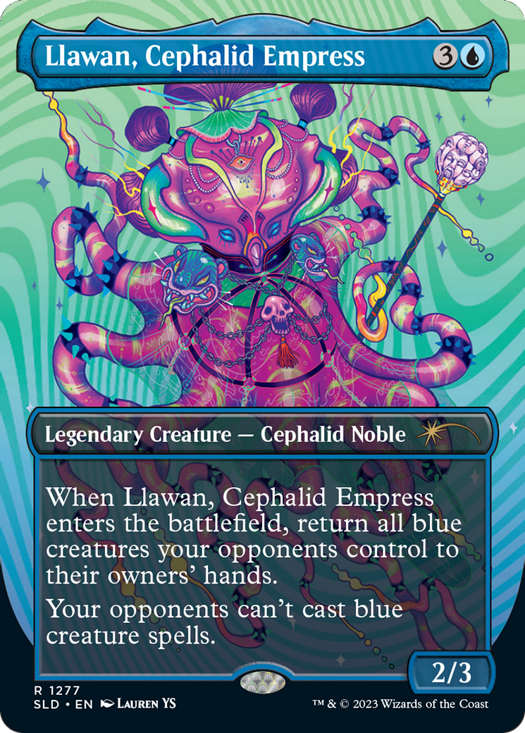 Llawan, Cephalid Empress (Borderless) [Secret Lair Drop Series] | Gear Gaming Bentonville