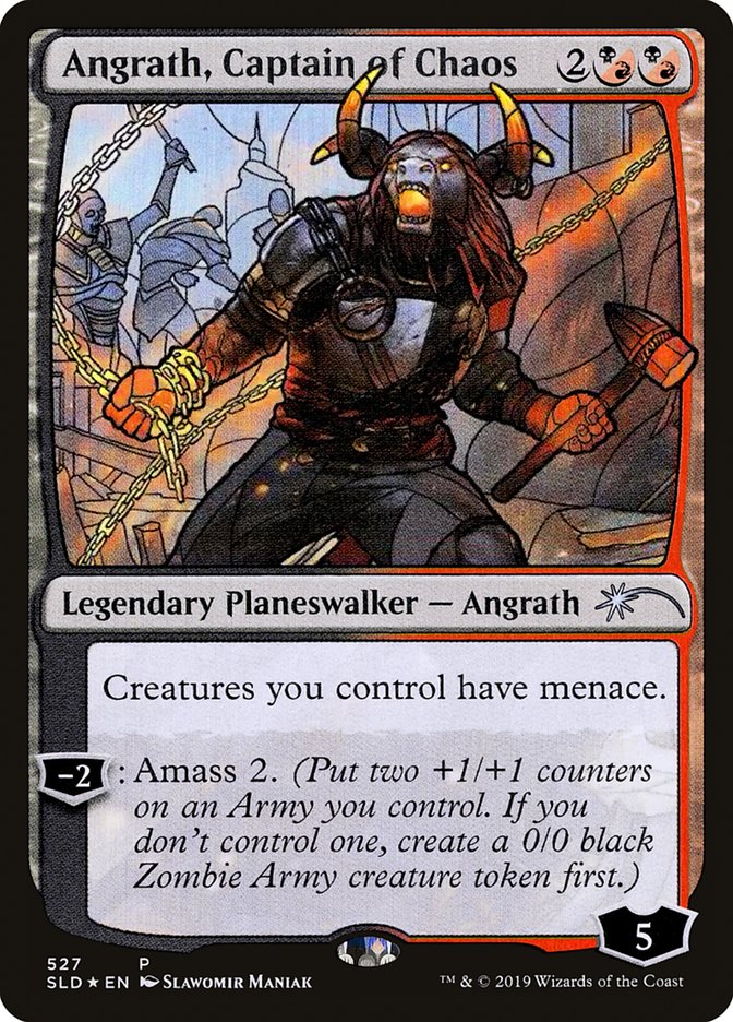 Angrath, Captain of Chaos (Stained Glass) [Secret Lair Drop Promos] | Gear Gaming Bentonville