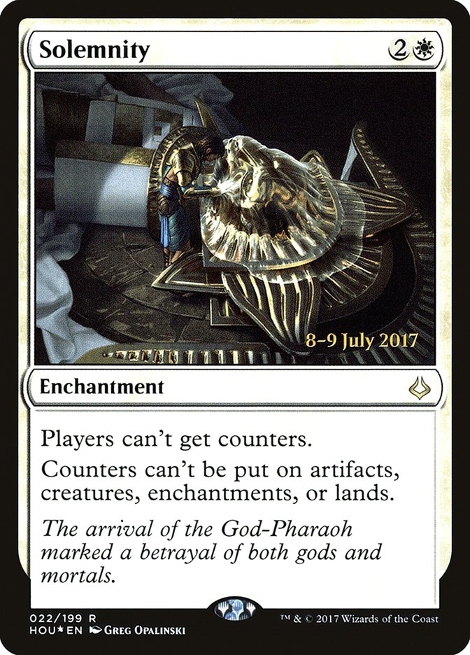 Solemnity [Hour of Devastation Prerelease Promos] | Gear Gaming Bentonville