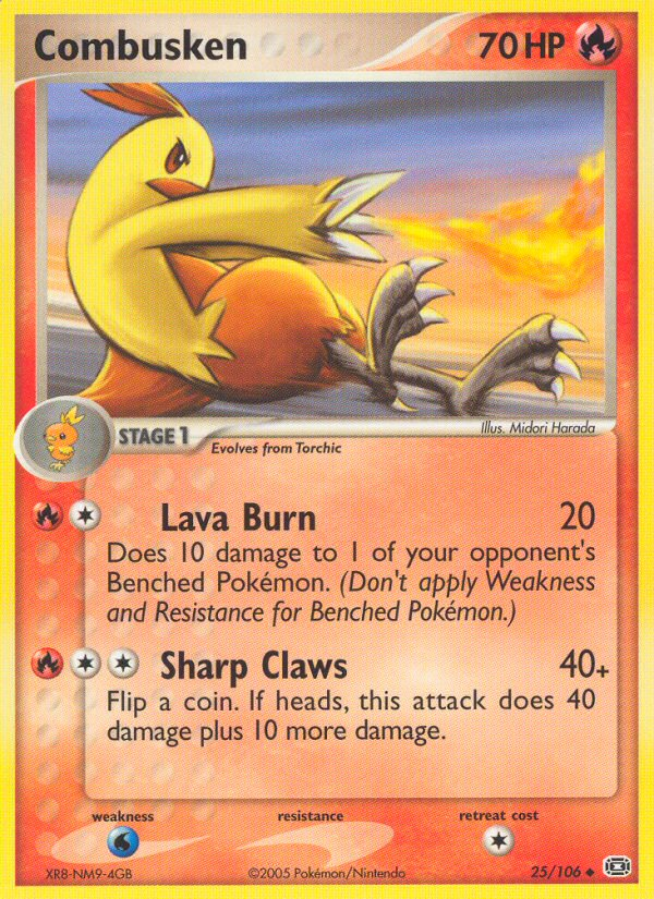 Combusken (25/106) [EX: Emerald] | Gear Gaming Bentonville