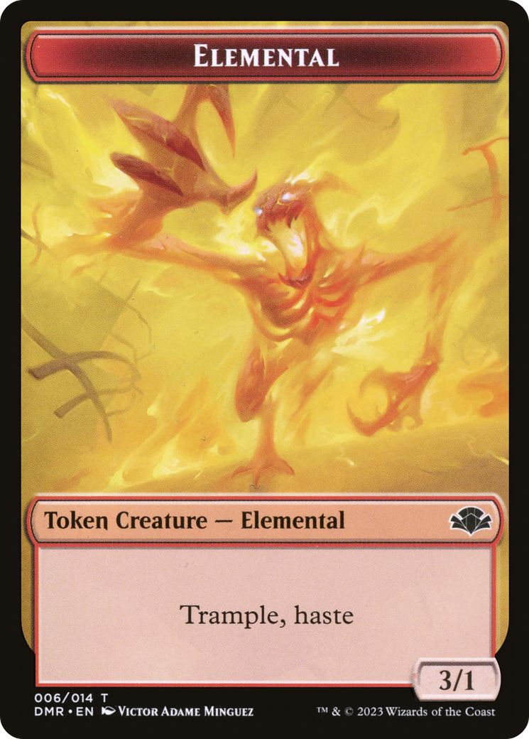 Elemental Token [Dominaria Remastered Tokens] | Gear Gaming Bentonville