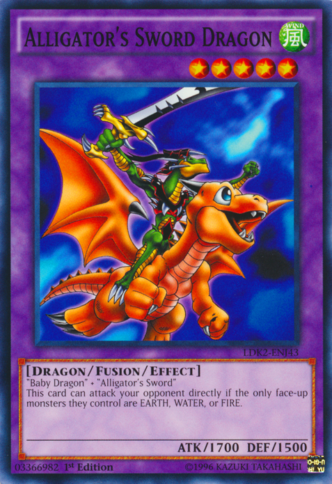 Alligator's Sword Dragon [LDK2-ENJ43] Common | Gear Gaming Bentonville