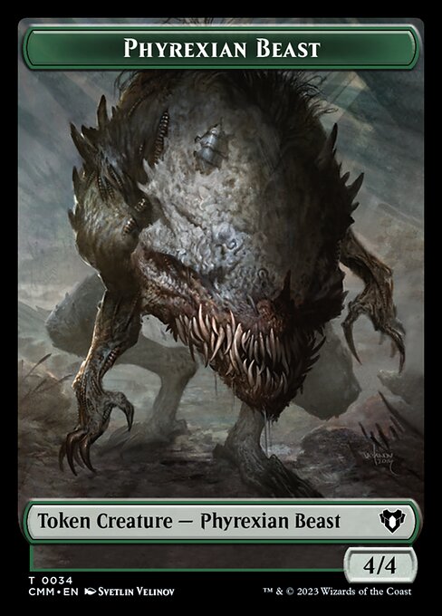 Eldrazi Scion // Phyrexian Beast Double-Sided Token [Commander Masters Tokens] | Gear Gaming Bentonville