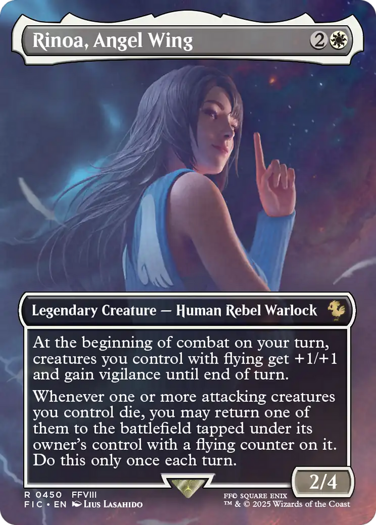 Rinoa, Angel Wing (Borderless) [FINAL FANTASY Commander] | Gear Gaming Bentonville