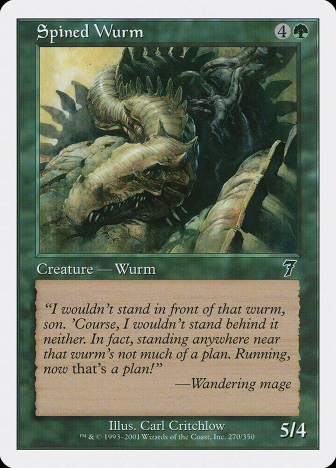 Spined Wurm [Seventh Edition] | Gear Gaming Bentonville