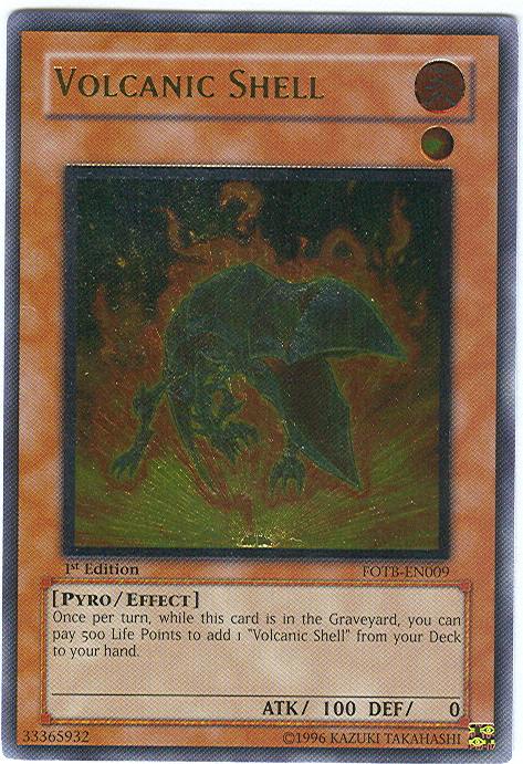 Volcanic Shell [FOTB-EN009] Ultimate Rare | Gear Gaming Bentonville