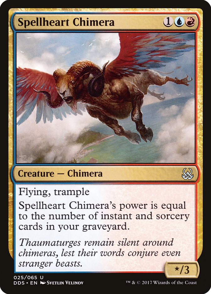 Spellheart Chimera [Duel Decks: Mind vs. Might] | Gear Gaming Bentonville