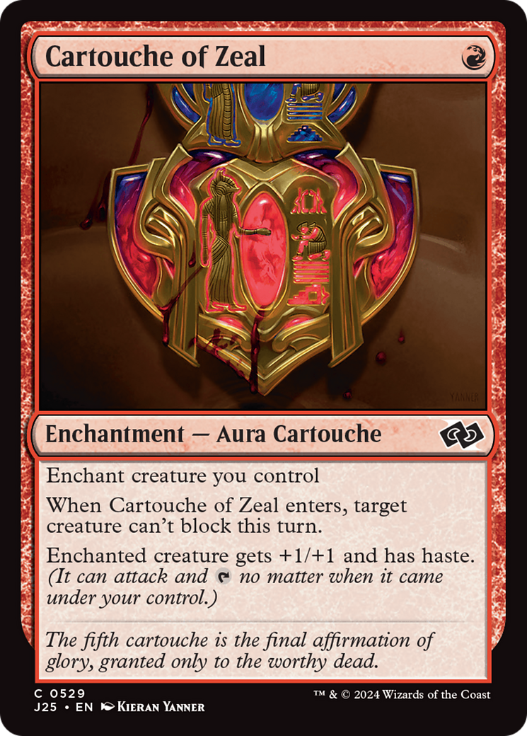 Cartouche of Zeal [Foundations Jumpstart] | Gear Gaming Bentonville