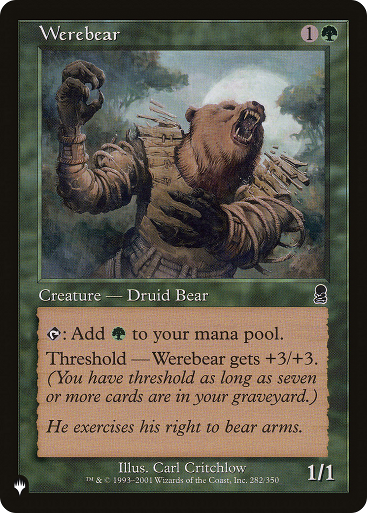 Werebear [The List Reprints] | Gear Gaming Bentonville