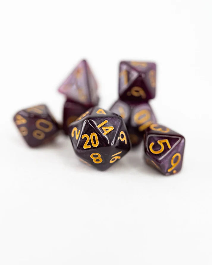 Fairy | 7 Piece Mini Acrylic Polyhedral Dice Set | Gear Gaming Bentonville