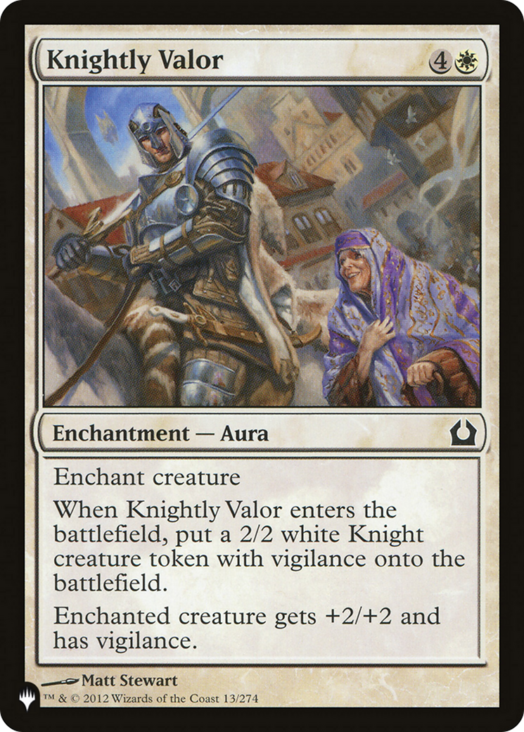 Knightly Valor [The List Reprints] | Gear Gaming Bentonville