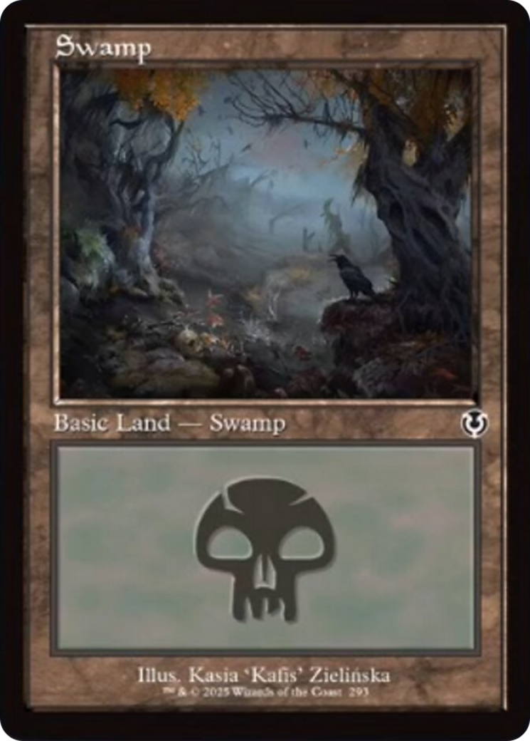 Swamp (293) (Retro Frame) [Innistrad Remastered] | Gear Gaming Bentonville