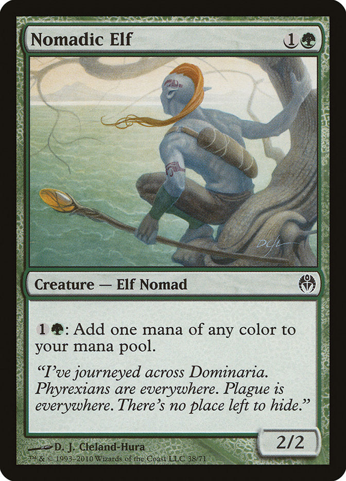 Nomadic Elf [Duel Decks: Phyrexia vs. the Coalition] | Gear Gaming Bentonville