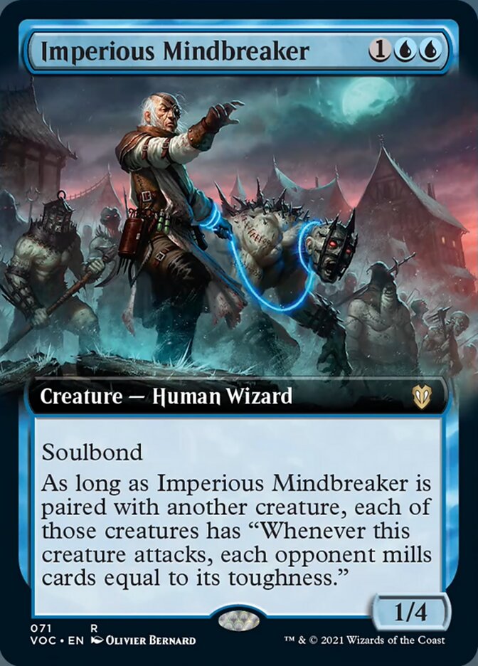 Imperious Mindbreaker (Extended Art) [Innistrad: Crimson Vow Commander] | Gear Gaming Bentonville