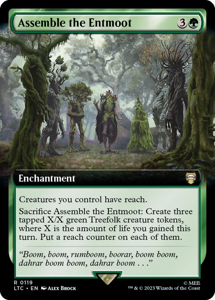 Assemble the Entmoot (Extended Art) [The Lord of the Rings: Tales of Middle-Earth Commander] | Gear Gaming Bentonville