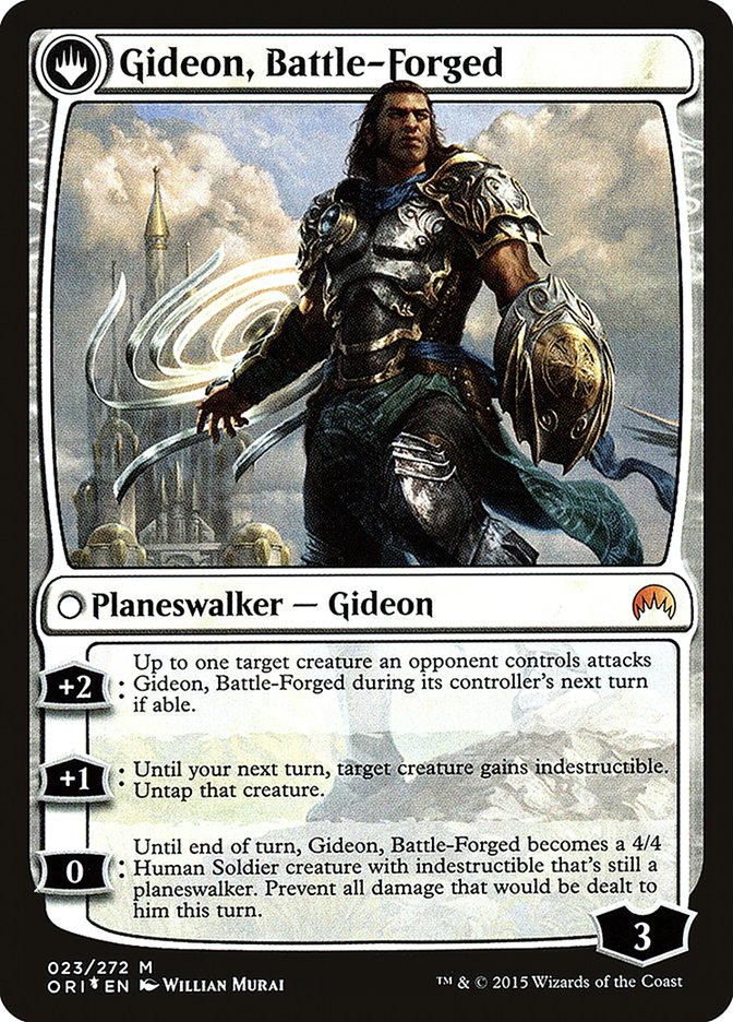 Kytheon, Hero of Akros // Gideon, Battle-Forged [Magic Origins Prerelease Promos] | Gear Gaming Bentonville