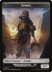 Elemental (02) // Zombie Double-Sided Token [March of the Machine Tokens] | Gear Gaming Bentonville