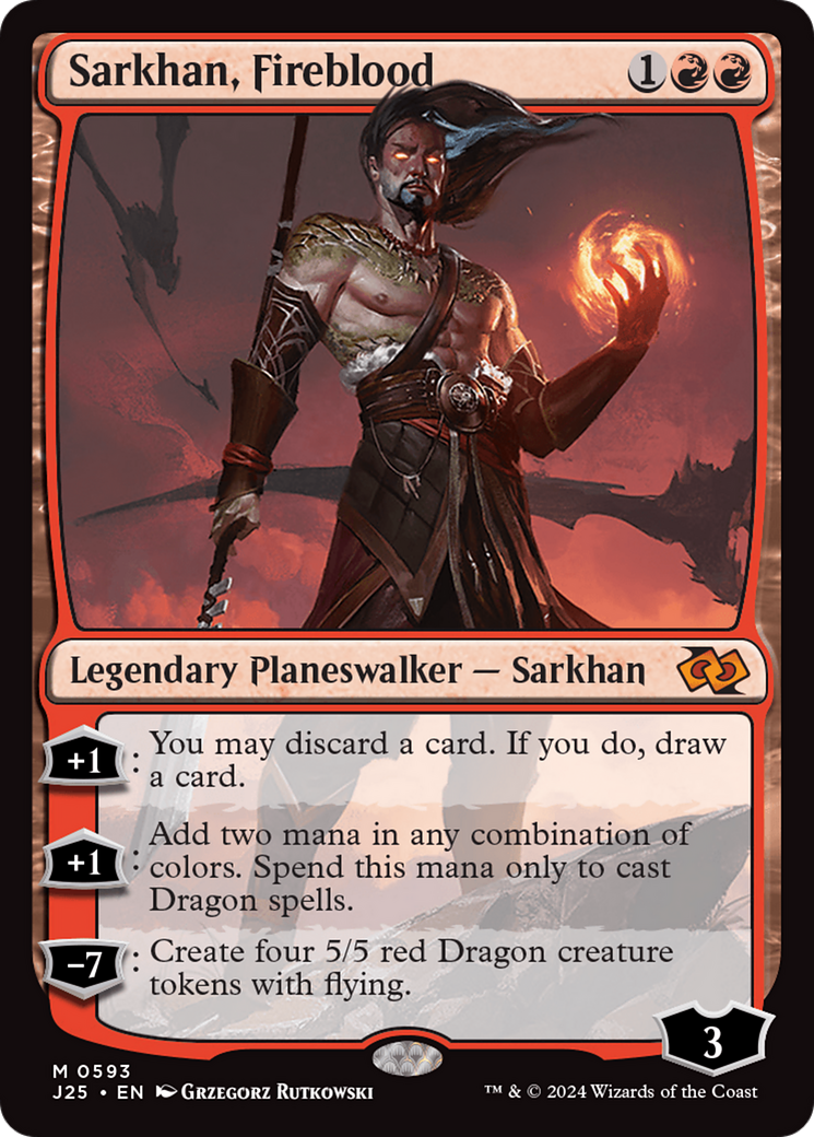 Sarkhan, Fireblood [Foundations Jumpstart] | Gear Gaming Bentonville