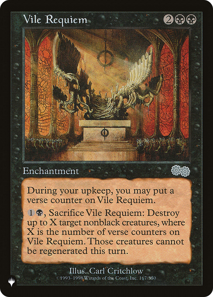 Vile Requiem (USG) [The List Reprints] | Gear Gaming Bentonville