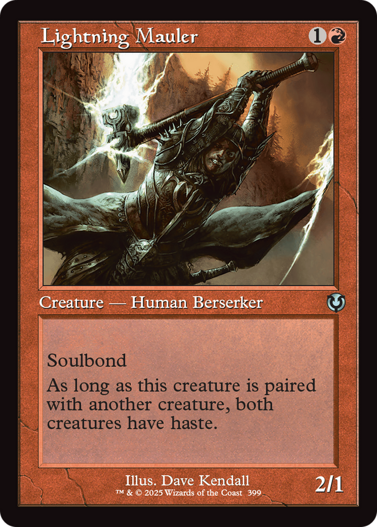 Lightning Mauler (Retro Frame) [Innistrad Remastered] | Gear Gaming Bentonville