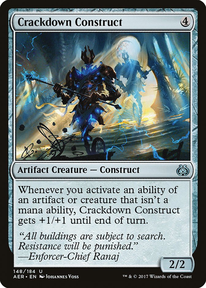 Crackdown Construct [Aether Revolt] | Gear Gaming Bentonville
