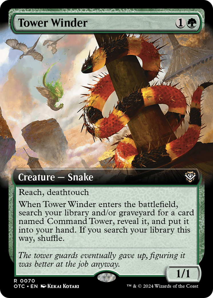 Tower Winder (Extended Art) [Outlaws of Thunder Junction Commander] | Gear Gaming Bentonville