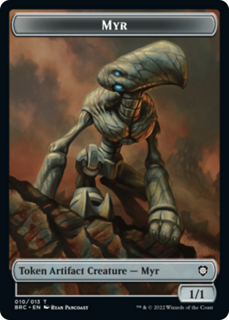 Myr // Thopter (010) Double-Sided Token [The Brothers' War Commander Tokens] | Gear Gaming Bentonville