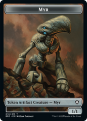 Myr // Thopter (010) Double-Sided Token [The Brothers' War Commander Tokens] | Gear Gaming Bentonville