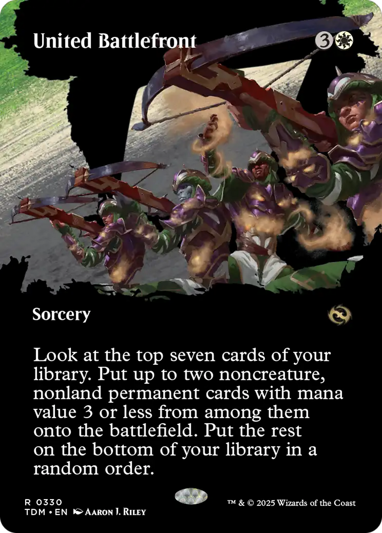 United Battlefront (Borderless) [Tarkir: Dragonstorm] | Gear Gaming Bentonville