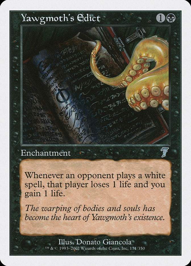 Yawgmoth's Edict [Seventh Edition] | Gear Gaming Bentonville