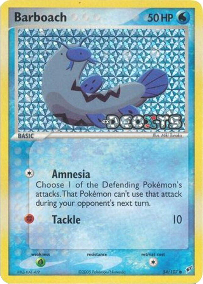 Barboach (54/107) (Stamped) [EX: Deoxys] | Gear Gaming Bentonville