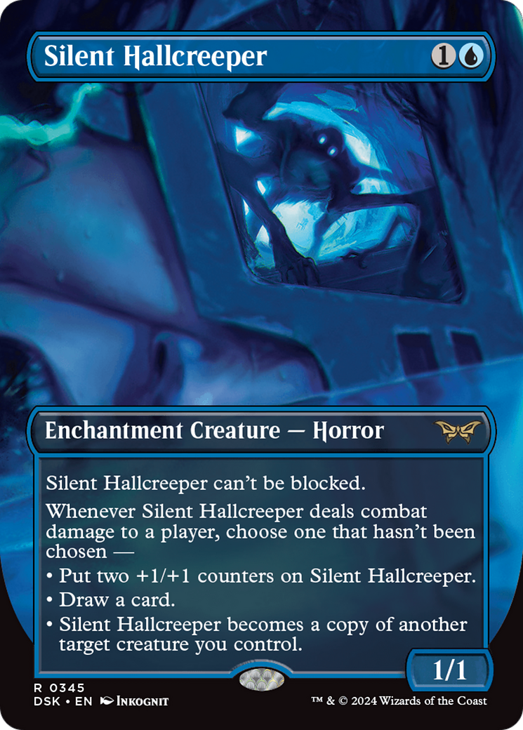 Silent Hallcreeper (Borderless) [Duskmourn: House of Horror] | Gear Gaming Bentonville