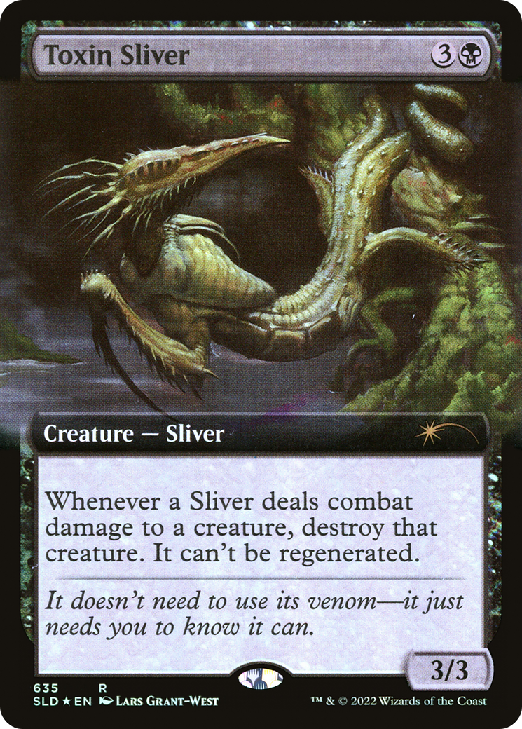 Toxin Sliver (Extended Art) [Secret Lair Drop Promos] | Gear Gaming Bentonville