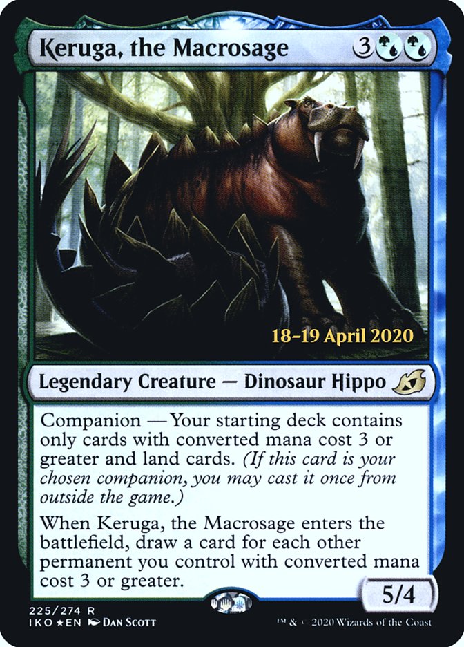 Keruga, the Macrosage [Ikoria: Lair of Behemoths Prerelease Promos] | Gear Gaming Bentonville