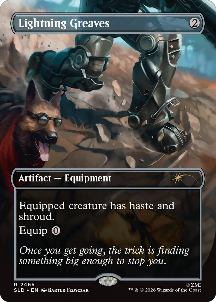 Lightning Greaves (2465) [Secret Lair Drop Series] | Gear Gaming Bentonville