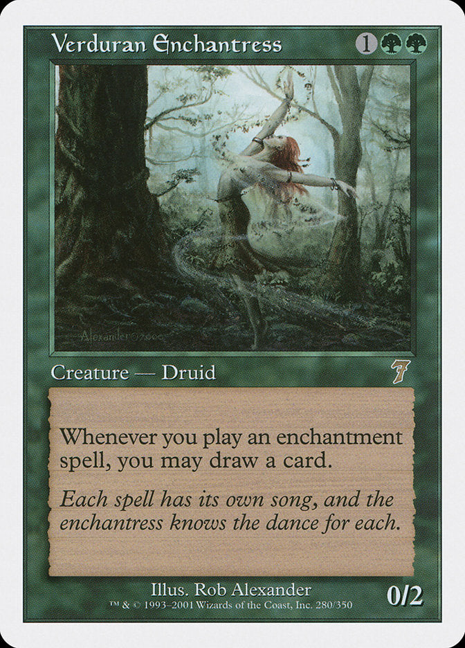 Verduran Enchantress [Seventh Edition] | Gear Gaming Bentonville