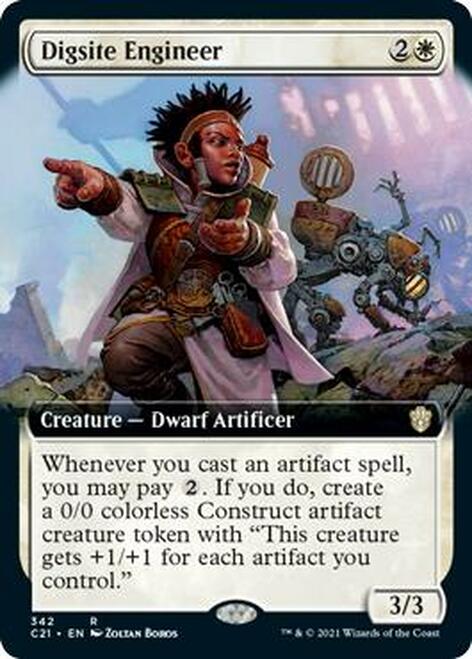 Digsite Engineer (Extended Art) [Commander 2021] | Gear Gaming Bentonville