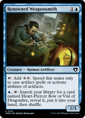 Renowned Weaponsmith [Commander Masters] | Gear Gaming Bentonville