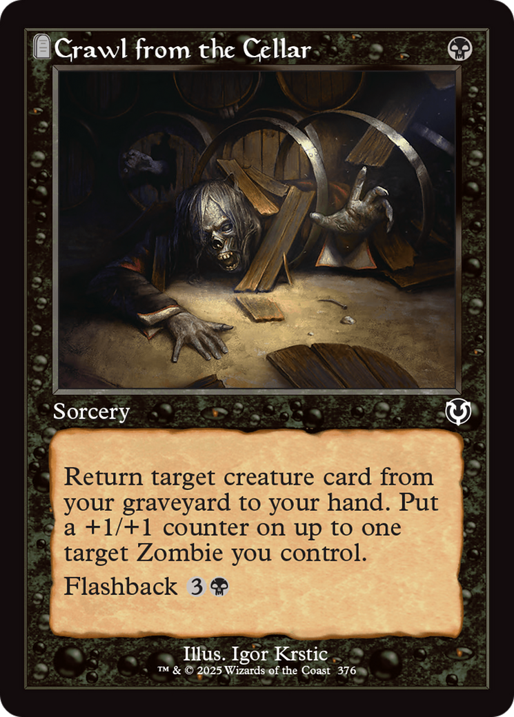 Crawl from the Cellar (Retro Frame) [Innistrad Remastered] | Gear Gaming Bentonville