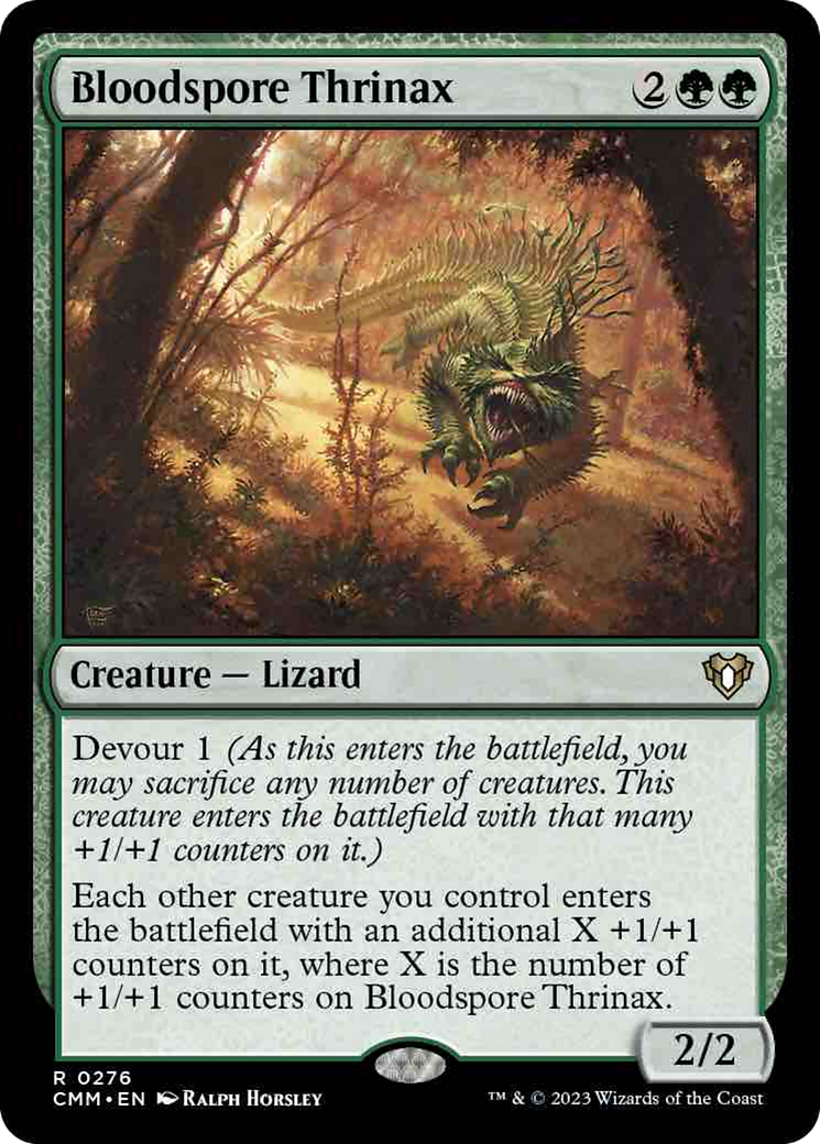 Bloodspore Thrinax [Commander Masters] | Gear Gaming Bentonville