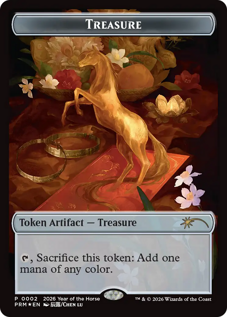 Treasure Token (Year of the Horse 2026) [Standard Showdown Promos Tokens] | Gear Gaming Bentonville