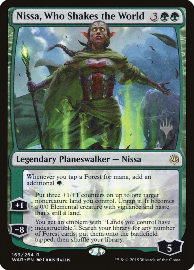 Nissa, Who Shakes the World (Promo Pack) [War of the Spark Promos] | Gear Gaming Bentonville