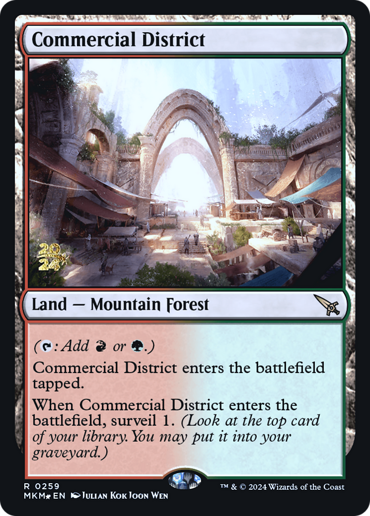 Commercial District [Murders at Karlov Manor Prerelease Promos] | Gear Gaming Bentonville